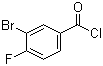 structure of CAS# 672-75-3, 3-Bromo-4-fluorobenzoyl chloride