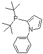 structure of CAS# 672937-61-0, N-苯基吡咯-2-基二叔丁基膦