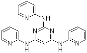 structure of CAS# 67297-95-4, N,N',N''-三-2-吡啶基-1,3,5-三嗪-2,4,6-三胺