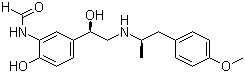 CAS # 67346-49-0, Arformoterol, (R,R)-Formoterol, N-[2-Hydroxy-5-[1(R)-hydroxy-2-[2-(4-methoxyphenyl)-1(R)-methylethylamino]ethyl]phenyl]formamide