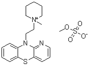 CAS 登录号：67361-05-1, 1-甲基-1-[2-(10H-吡啶并[3,2-b][1,4]苯并噻嗪-10-基)乙基]哌啶鎓硫酸甲酯盐