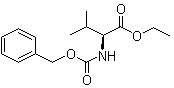 structure of CAS# 67436-18-4, N-Benzyloxycarbonyl-L-valine ethyl ester