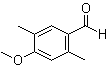 CAS # 6745-75-1, 2,5-Dimethylanisaldehyde, 4-Methoxy-2,5-dimethylbenzaldehyde, 4-Methoxyisoxylaldehyde, 2,5-Dimethyl-p-anisaldehyde