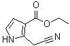 CAS 登录号：67464-81-7, 2-(氰基甲基)-1H-吡咯-3-羧酸乙酯