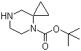 structure of CAS# 674792-08-6, 4,7-Diazaspiro[2.5]octane-4-carboxylic acid tert-butyl ester