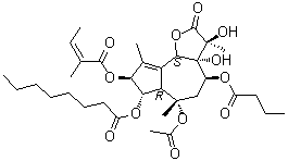 structure of CAS# 67526-95-8, Thapsigargin
