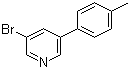 structure of CAS# 675590-28-0, 3-Bromo-5-(4-methylphenyl)pyridine