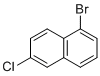 structure of CAS# 676266-14-1, 1-溴-6-氯萘