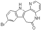 CAS # 676596-65-9, 1-Azakenpaullone, 9-Bromo-7,12-dihydropyrido[3',2':2,3]azepino[4,5-b]indol-6(5H)-one