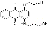 CAS # 67674-26-4, Disperse Blue 377, 1-[(2-Hydroxyethyl)amino]-4-[(3-hydroxypropyl)amino]-9,10-anthracenedione, C.I. 615061, C.I. Disperse Blue 377