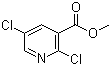 structure of CAS# 67754-03-4, Methyl 2,5-dichloronicotinate