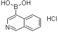 structure of CAS# 677702-23-7, 异喹啉-4-基硼酸盐酸盐
