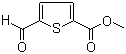 structure of CAS# 67808-64-4, Methyl 5-formyl-2-thiophenecarboxylate