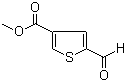 structure of CAS# 67808-66-6, 2-醛基噻吩-4-甲酸甲酯