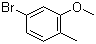 5-Bromo-2-methylanisole molecular structure (CAS 67868-73-9)