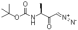 CAS # 67919-80-6, N-[(1S)-3-Diazo-1-methyl-2-oxopropyl]carbamic acid 1,1-dimethylethyl ester