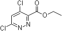 structure of CAS# 679406-03-2, 4,6-二氯哒嗪-3-羧酸乙酯