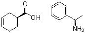 CAS 登录号：67976-82-3, (S)-3-环己烯-1-羧酸 (R)-alpha-苯基乙胺盐