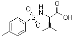structure of CAS# 68005-71-0, N-对甲苯磺酰基-D-缬氨酸
