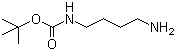 structure of CAS# 68076-36-8, tert-Butyl N-(4-aminobutyl)carbamate