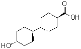 CAS # 68077-64-5, trans,trans-4-(4-Hydroxycyclohexyl)cyclohexanecarboxylic acid