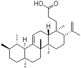 structure of CAS# 6812-81-3, Roburic acid