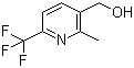 structure of CAS# 681260-50-4, 2-甲基-6-(三氟甲基)吡啶-3-甲醇