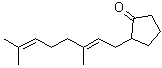 CAS # 68133-79-9, 2-(3,7-Dimethyl-2,6-octadien-1-yl)cyclopentanone, Apritone, Geranylcyclopentanone