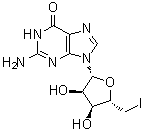 CAS # 68200-68-0, 5'-Deoxy-5'-iodoguanosine