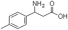 structure of CAS# 68208-18-4, 3-氨基-3-(4-甲基苯基)丙酸