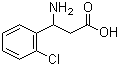 structure of CAS# 68208-20-8, 3-Amino-3-(2-chlorophenyl)propionic acid