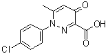 CAS # 68254-10-4, Fenridazon, 1-(4-Chlorophenyl)-1,4-dihydro-6-methyl-4-oxo-3-pyridazinecarboxylic acid