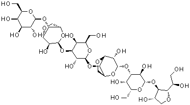 structure of CAS# 68289-59-8, 琼胶六糖醇