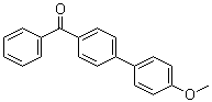 CAS # 68294-33-7, 4-Benzoyl-4'-methoxy-1,1'-biphenyl, p-(4-Methoxyphenyl)benzophenone