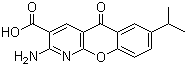 Amlexanox molecular structure (CAS 68302-57-8)