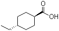 structure of CAS# 6833-47-2, trans-4-Ethylcyclohexanecarboxylic acid