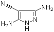 structure of CAS# 6844-58-2, 3,5-二氨基-1H-吡唑-4-甲腈