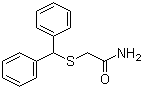 structure of CAS# 68524-30-1, 2-[(Diphenylmethyl)thio]acetamide