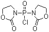 structure of CAS# 68641-49-6, Bis(2-oxo-3-oxazolidinyl)phosphinic chloride