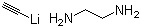 Lithium acetylide ethylenediamine complex molecular structure (CAS 6867-30-7)
