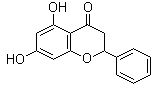 structure of CAS# 68745-38-0, (±)-5,7-Dihydroxyflavanone