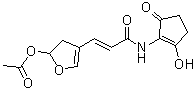 CAS 登录号：68748-55-0, (2E)-(+)-3-[5-(乙酰氧基)-4,5-二氢-3-呋喃基]-N-(2-羟基-5-氧代-1-环戊烯-1-基)-2-丙烯酰胺