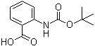 structure of CAS# 68790-38-5, N-叔丁氧羰基邻氨基苯甲酸
