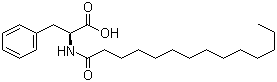 CAS 登录号：68792-49-4, N-十四碳酰基-L-苯丙氨酸