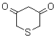 CAS # 6881-49-8, 2H-Thiopyran-3,5(4H,6H)-dione, 3,5-Dioxothiane, 3,5-Penthianedione, NSC 293807