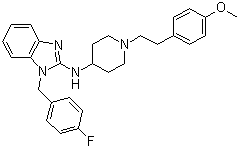 structure of CAS# 68844-77-9, 阿司咪唑