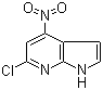 structure of CAS# 688781-87-5, 6-氯-4-硝基-1H-吡咯并[2,3-b]吡啶