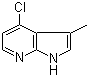 structure of CAS# 688782-02-7, 4-氯-3-甲基-1H-吡咯并[2,3-b]吡啶