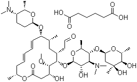 structure of CAS# 68880-55-7, 己二酸螺旋霉素