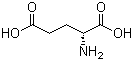 D(-)-Glutamic acid molecular structure (CAS 6893-26-1)